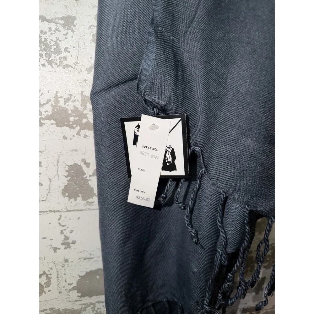 NWT! JASMINE by KC Ombre Gradient Gray Color Scarf Shawl Wrap